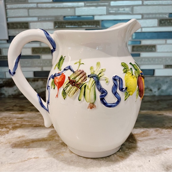 La Ceramica Dining Vintage Italian Hand Painted La Ceramica Vbc 683